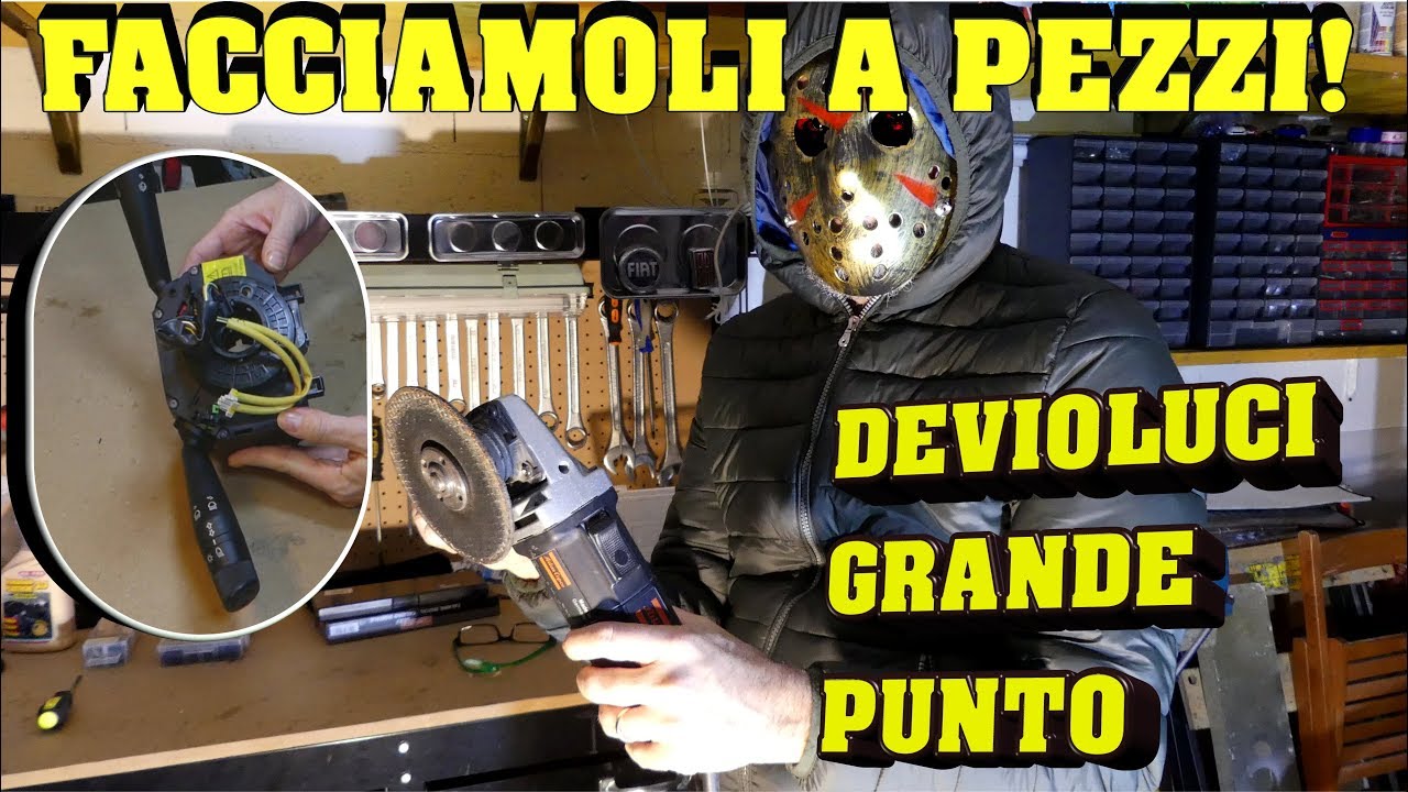 Fiat Grande Punto smontare e revisionare devioluci facciamoli a pezzi) Tutorial