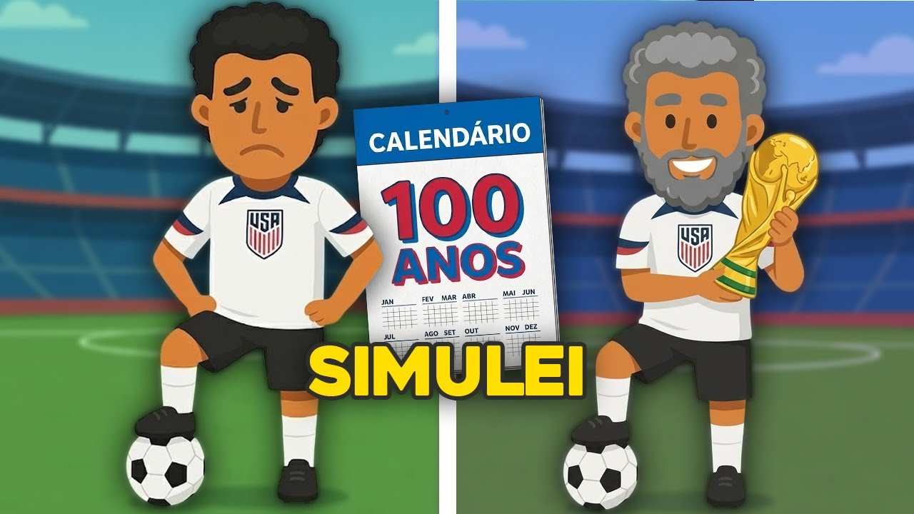 SIMULEI 100 ANOS NO WORLD SOCCER CHAMPS