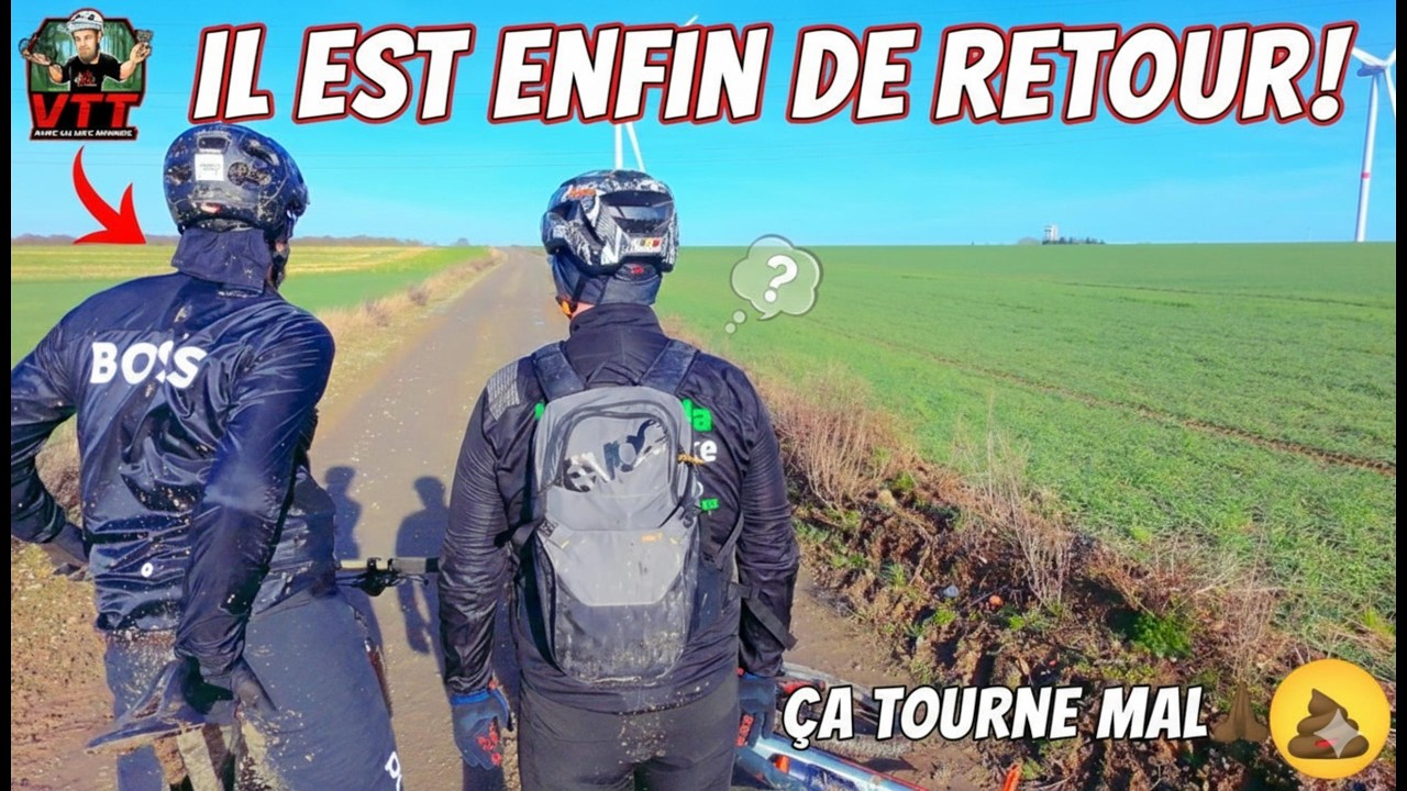IL EST ENFIN DE RETOUR ! (Sortie VTT &eacute;pique avec Benoit)