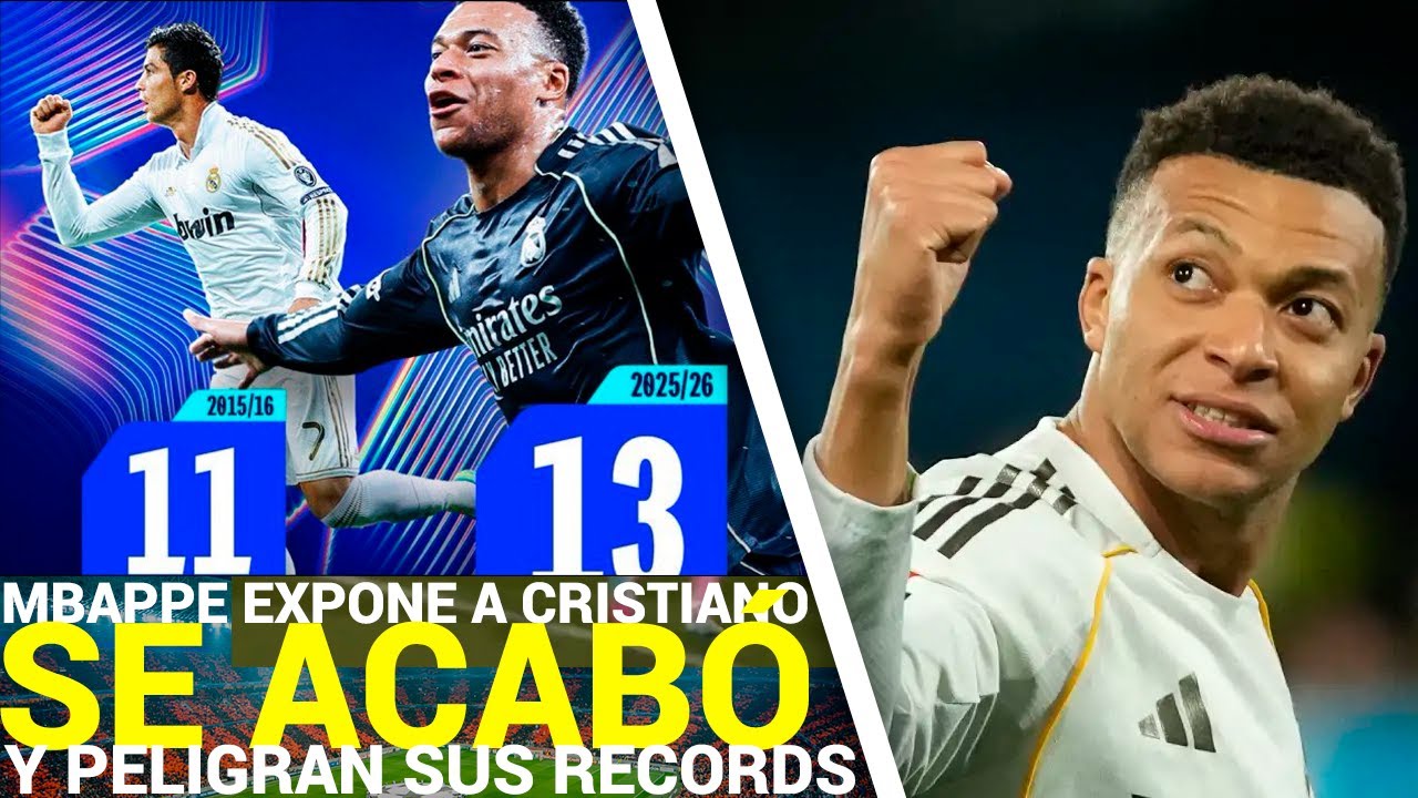 Mbappé DESTROZA los RÉCORDS de Cristiano Ronaldo en CHAMPIONS y DEMUESTRA que SIN MADRID NO ES NADIE