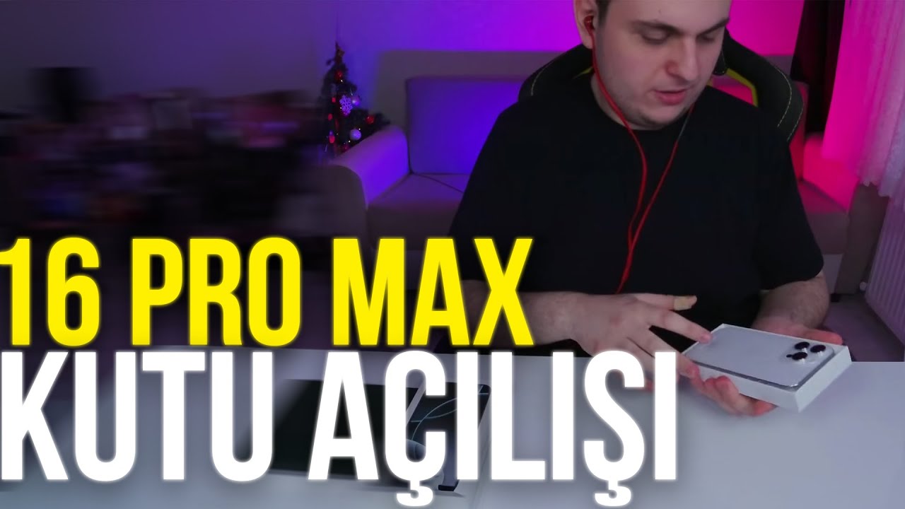 TEDY YAYINDA IPHONE 16 PRO MAX KUTU AÇILIŞI YAPIYOR!