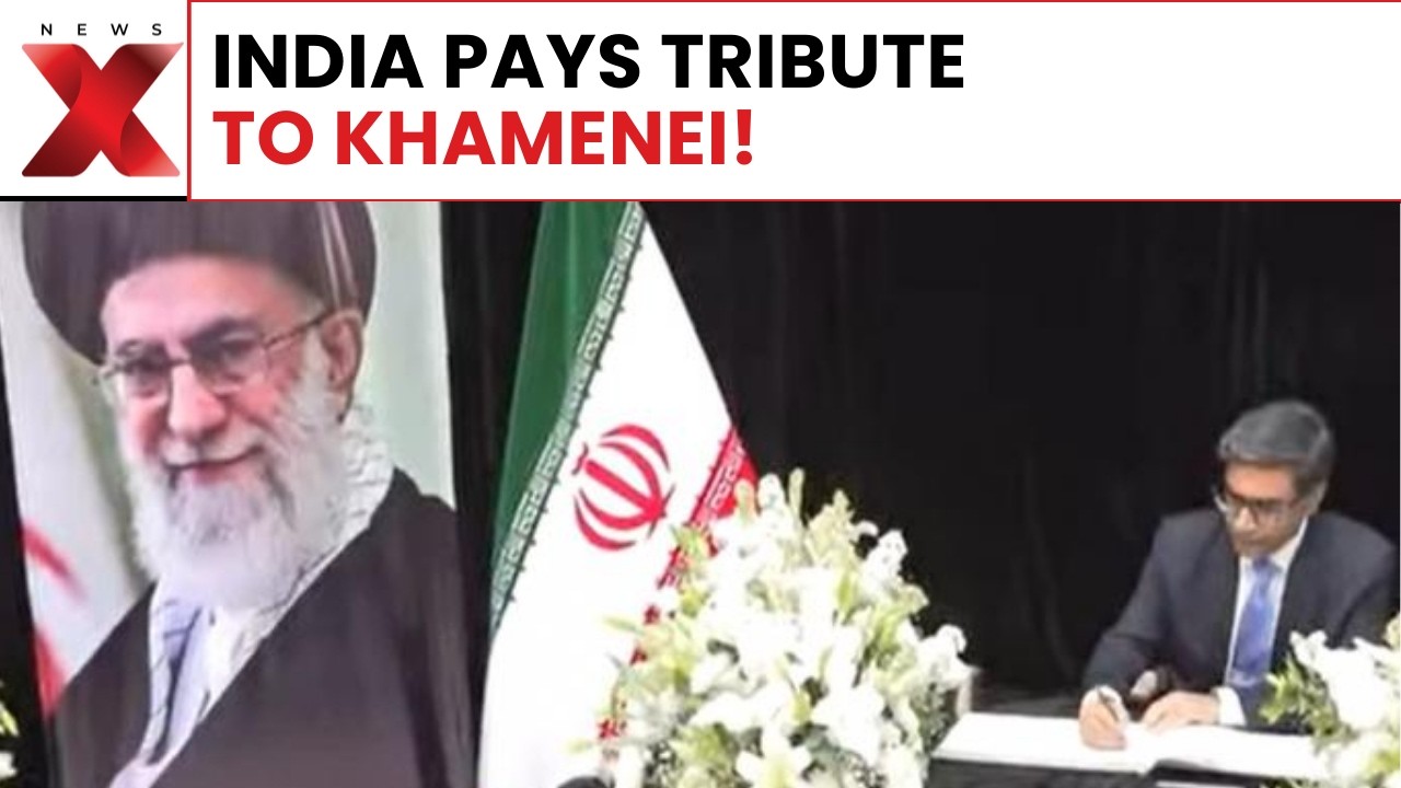 India Mourns Iran Leader Khamenei As Vikram Misri Signs Embassy Condolence Book | NewsX