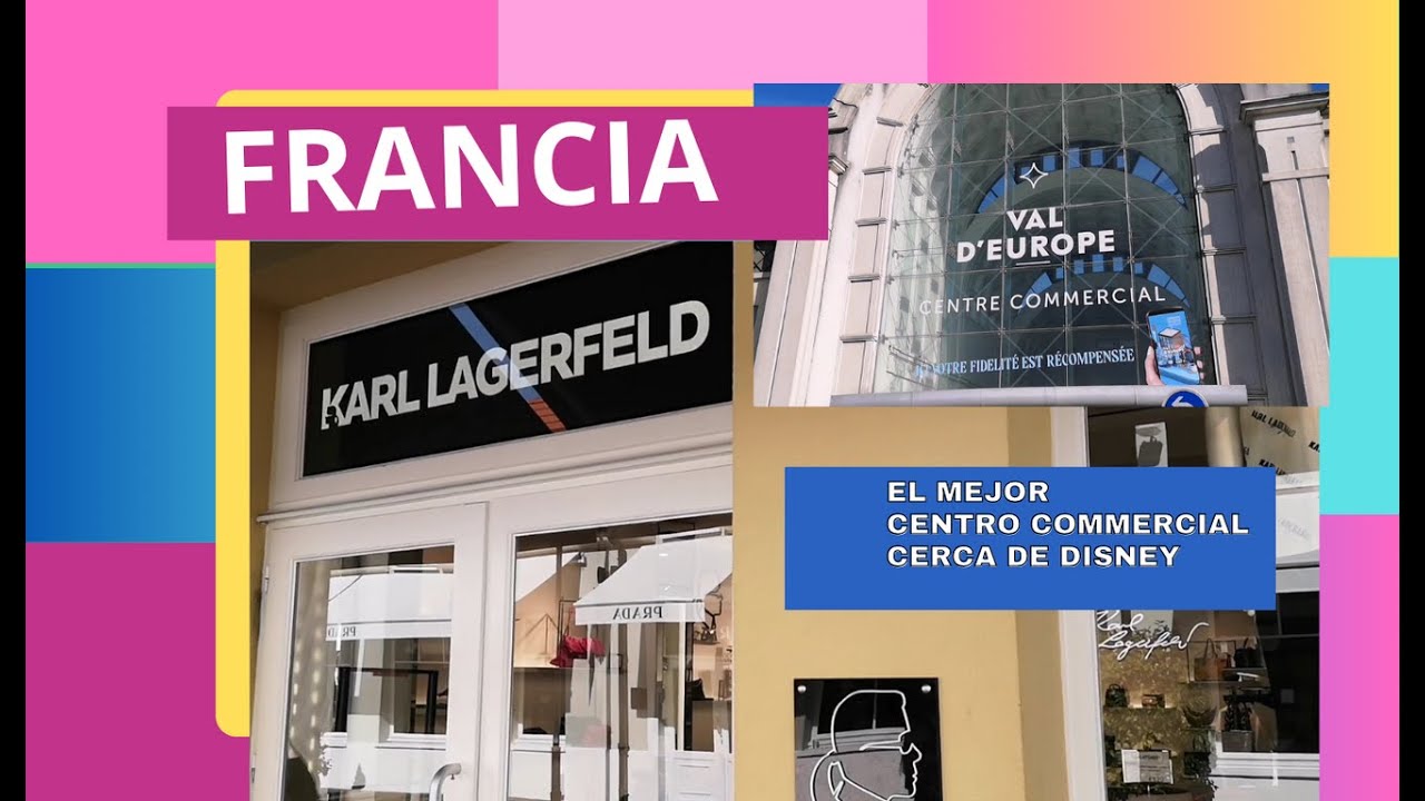 Francia  CENTRO COMERCIAL 😍 Val d'Europe - Cerca de Disney #disney