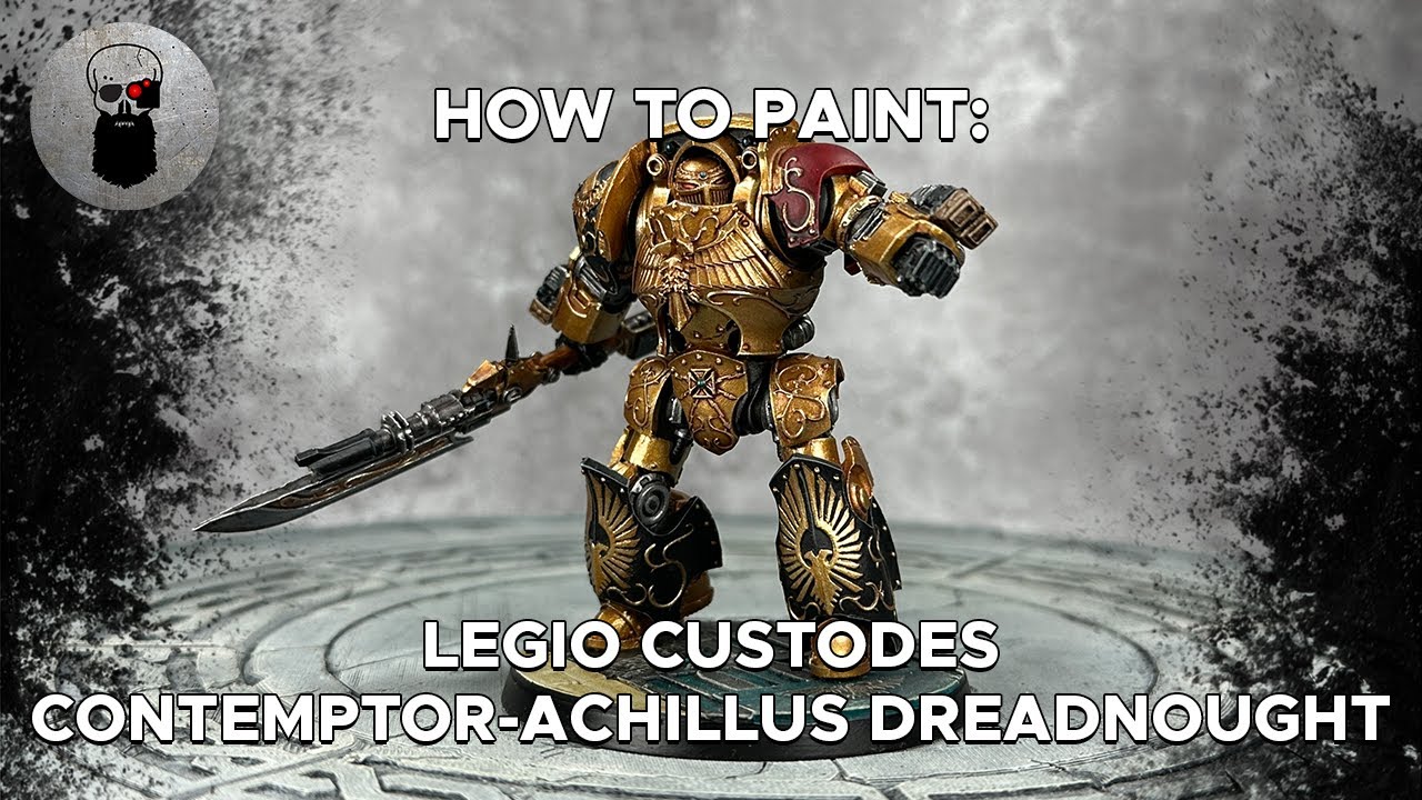 Contrast+ How to Paint: Legio Custodes Contemptor-Achillus Dreadnought