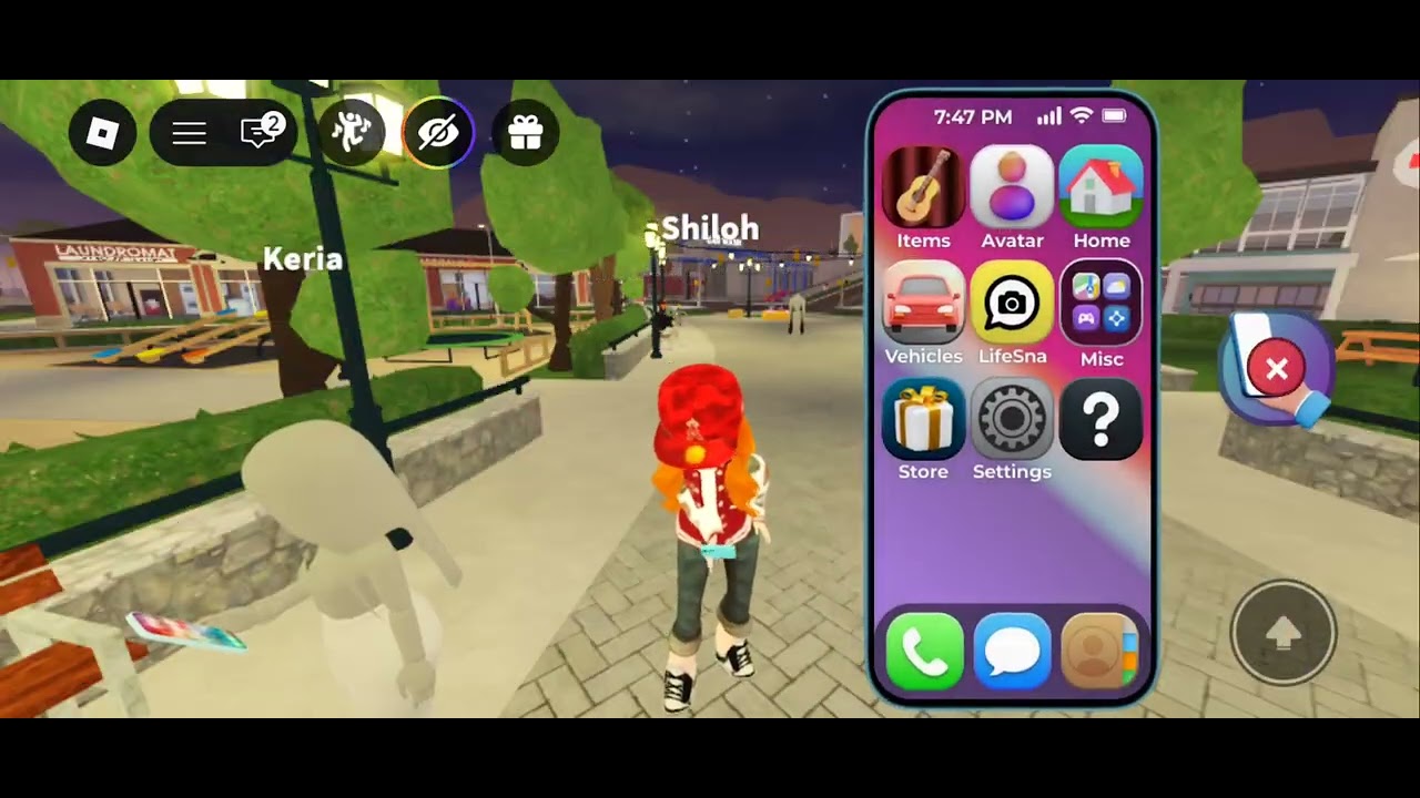 Leaving Brookhaven with my daughter in roblox(she got Lost:( btw)