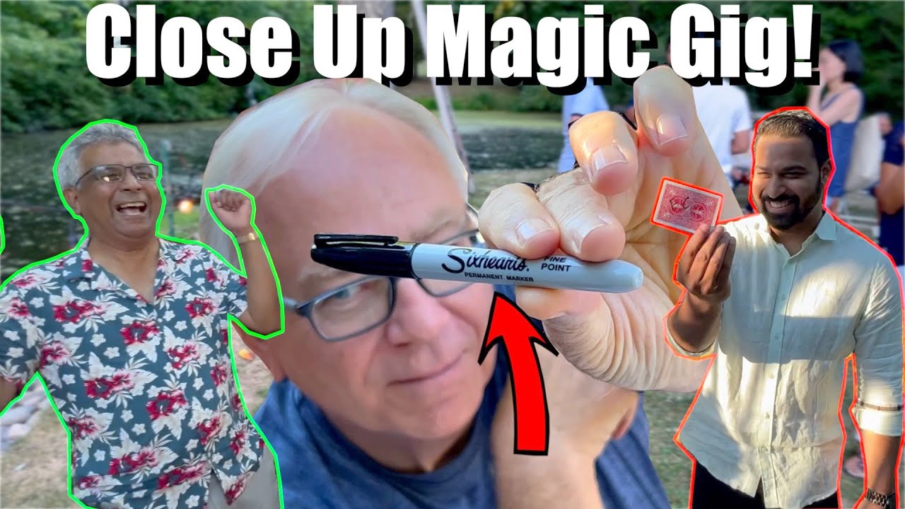 Close Up Card Magic Gig! | JS Magic