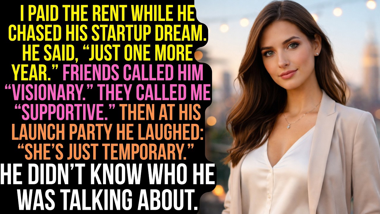 I Was Funding His Dreams For Years… Then I Heard Him Say, “She’s Just Temporary.” The Next Day…