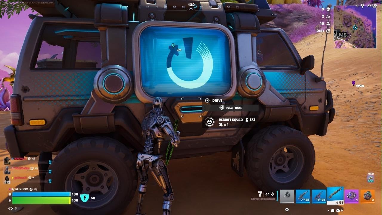 Fortnite Quads Syndicate saving the day.. Dave , JD ,Tru