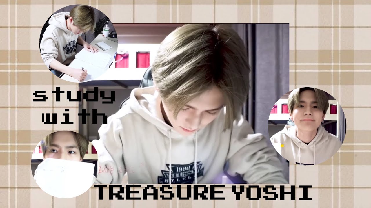 study with treasure yoshi for 1 hour ( with piano music & rain )