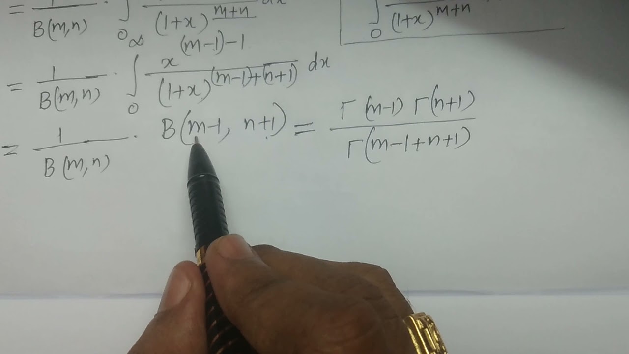 Harmonic mean of Beta distribution of second kind - BSc Statistics