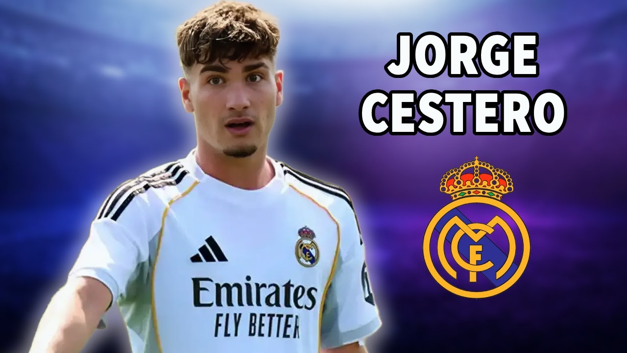 Jorge Cestero 2025 - Real Madrid’s rising No.6 - Highlights & Skills
