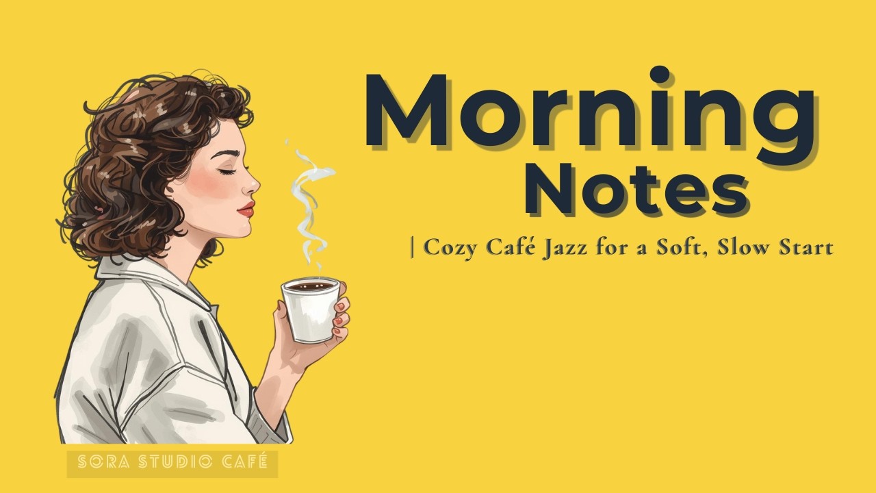 Morning Notes | Cozy Café Jazz for a Soft, Slow Start ☕🎷(Focus & Relax)