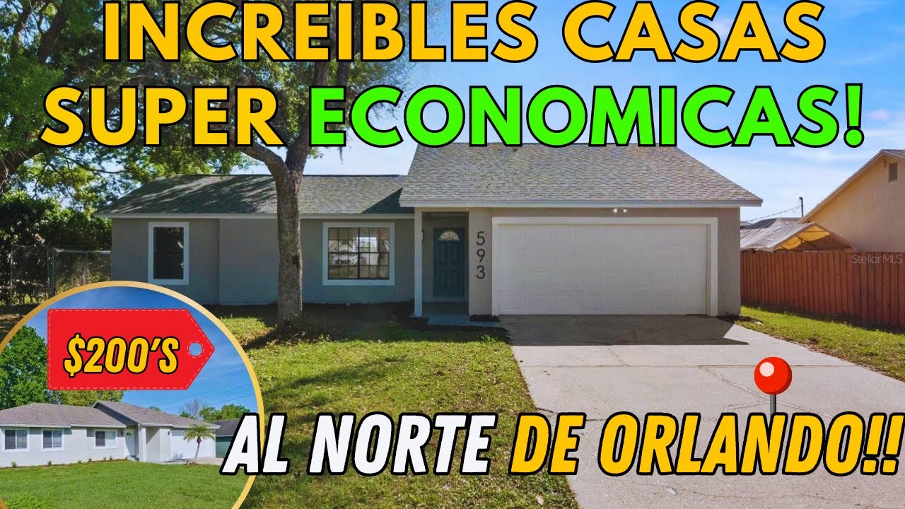Las 2 Casas Mas Econmicas y Hermosas al Norte de Orlando!