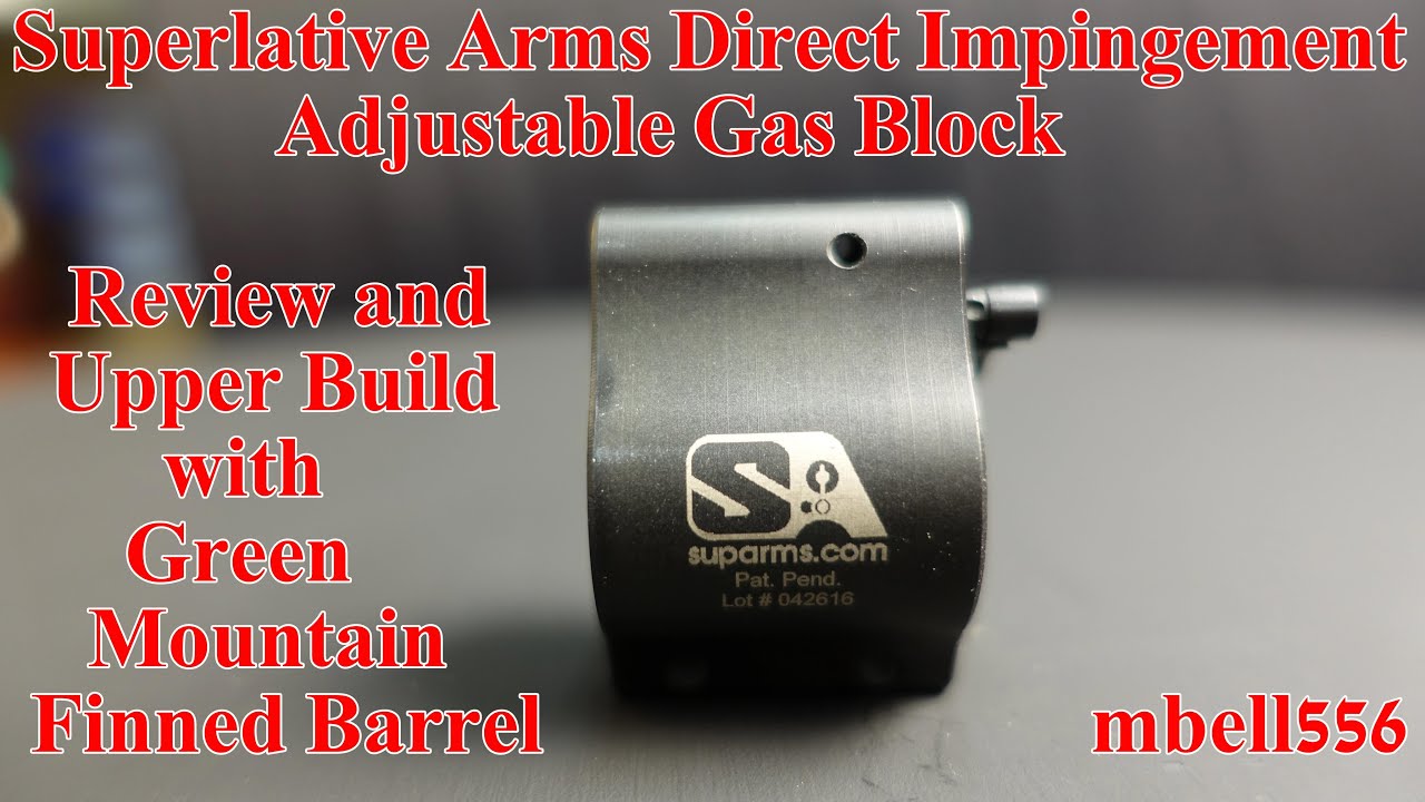 Регулируемый газовый блок Superlative Arms с прямым впрыском и отводом воздуха