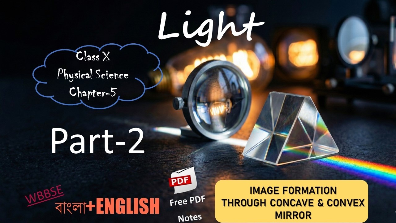 Image Formation Through CONCAVE and CONVEX Mirror| WBBSE Class 10 Physical Science Chapter 5| #light