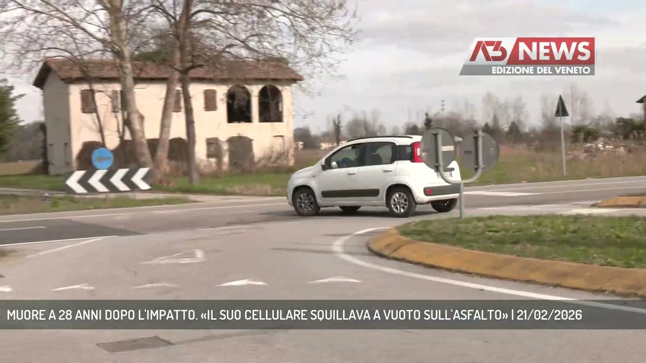 MUORE A 28 ANNI DOPO L'IMPATTO. «IL SUO CELLULARE SQUILLAVA A VUOTO SULL'ASFALTO» | 21/02/2026