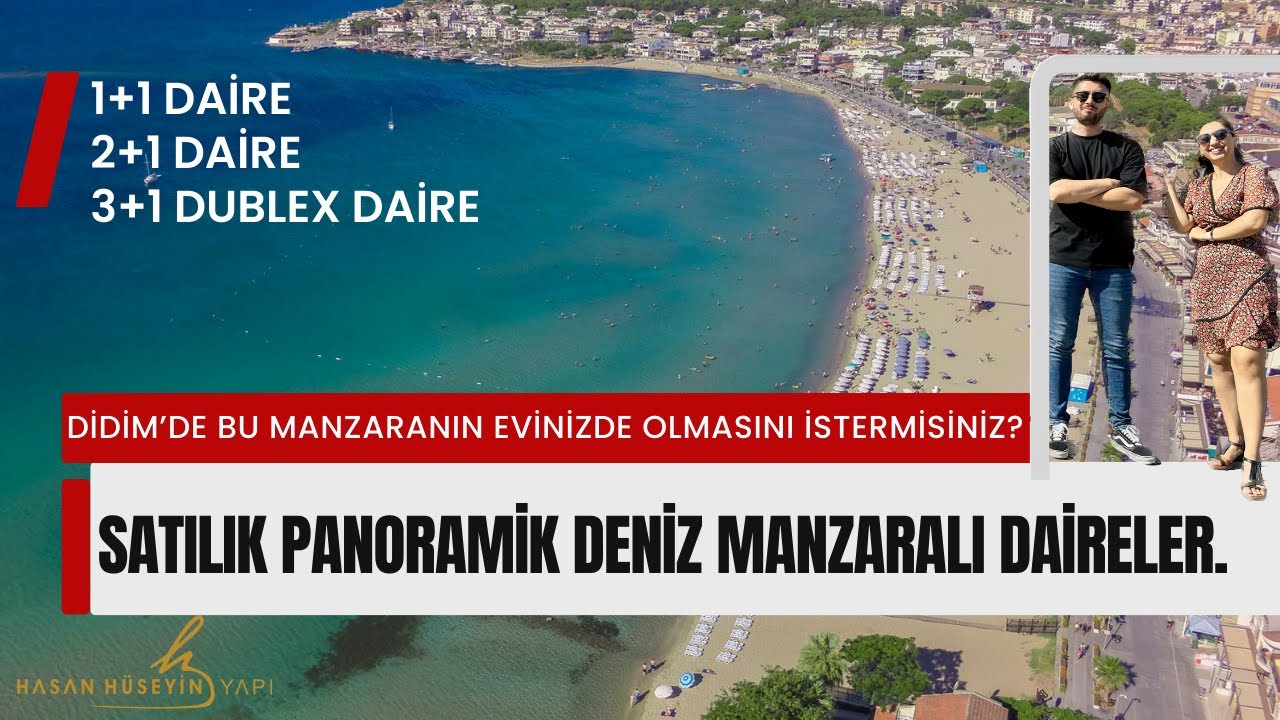 Didim Altınkum 'da Deniz Manzaralı SATILIK. Daireler -6.250.000 TL-#didimdesatılık #didimaltınkum