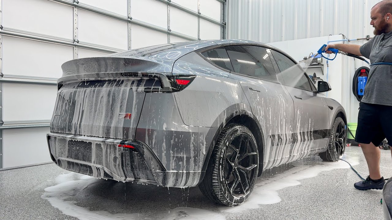 Quicksilver Tesla Model Y Refresh - First Wash, Detail, Paint Correction, & Ceramic Coatings!