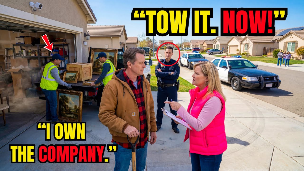 HOA Had My Entire Garage Towed Overnight — Unaware I’m the Legal Owner of the Towing Company