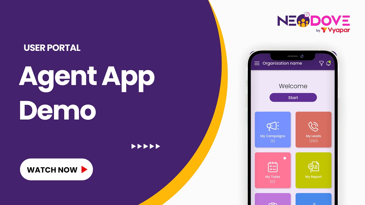 Демонстрация продукта NeoDove CRM | Приложение Agent