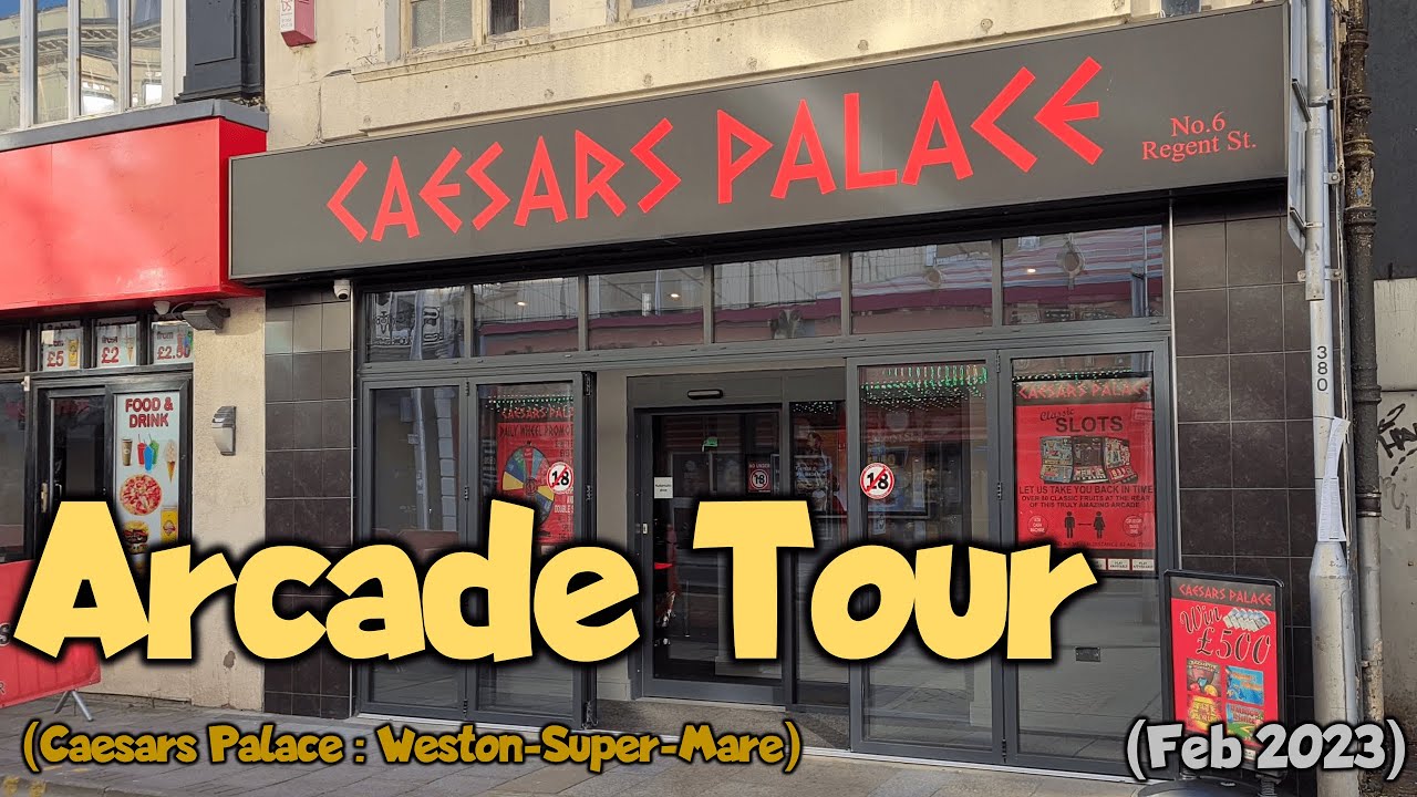 ARCADE TOUR | Caesars Palace Amusements : Weston Super Mare - Westons Former Retro Arcade (Archive)