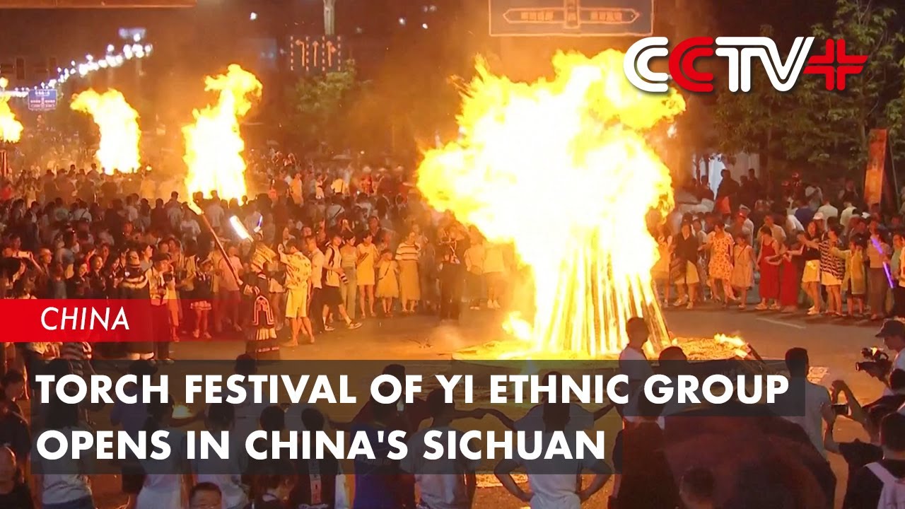 Torch Festival of Yi Ethnic Group Opens in China's Sichuan
