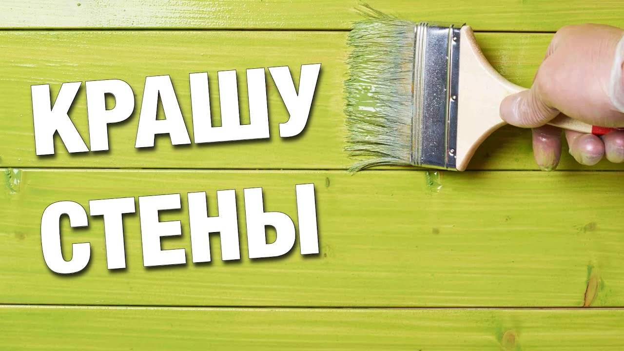 Покраска стен внутри дома из дерева. Подробная инструкция