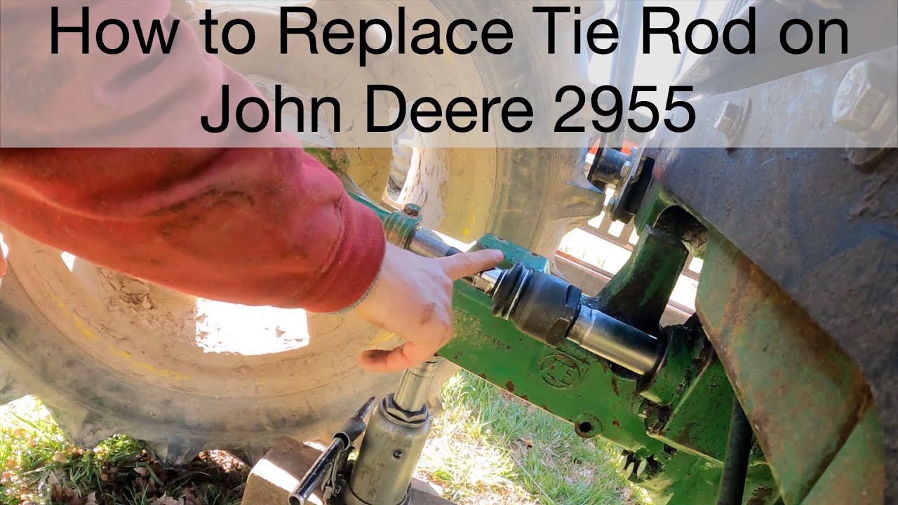 Как заменить рулевую тягу на John Deere 2955