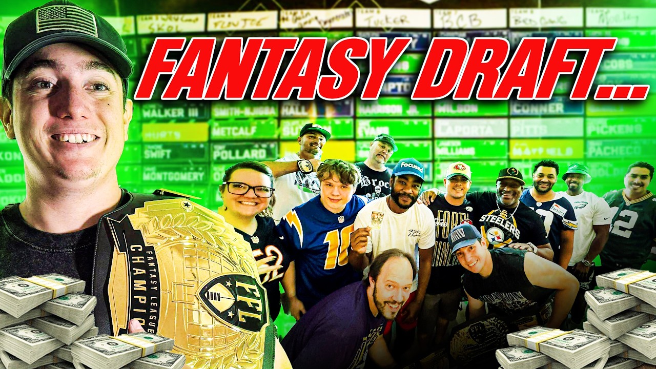 Fantasy Football Draft: How To Host IN PERSON Party?