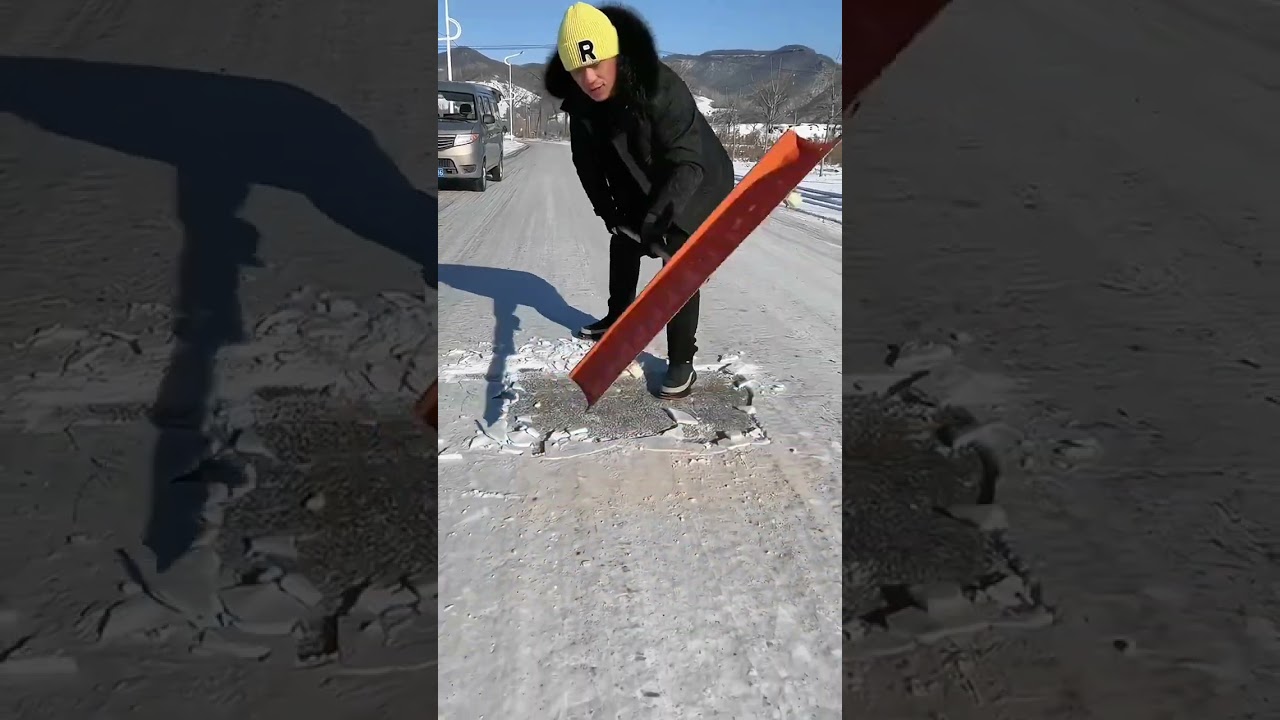 A shovel specially designed for shoveling snow
