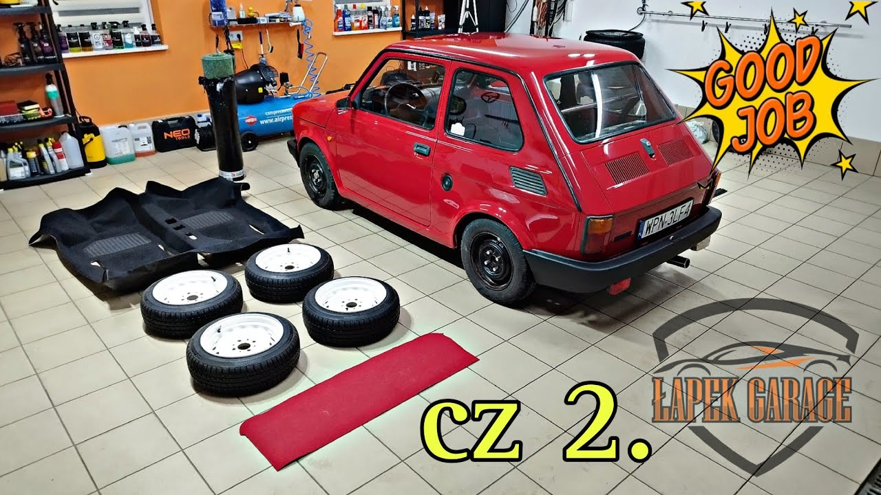 126p na garażu. Prace kosmetyczne cz 2. #garage_hobbystycznie