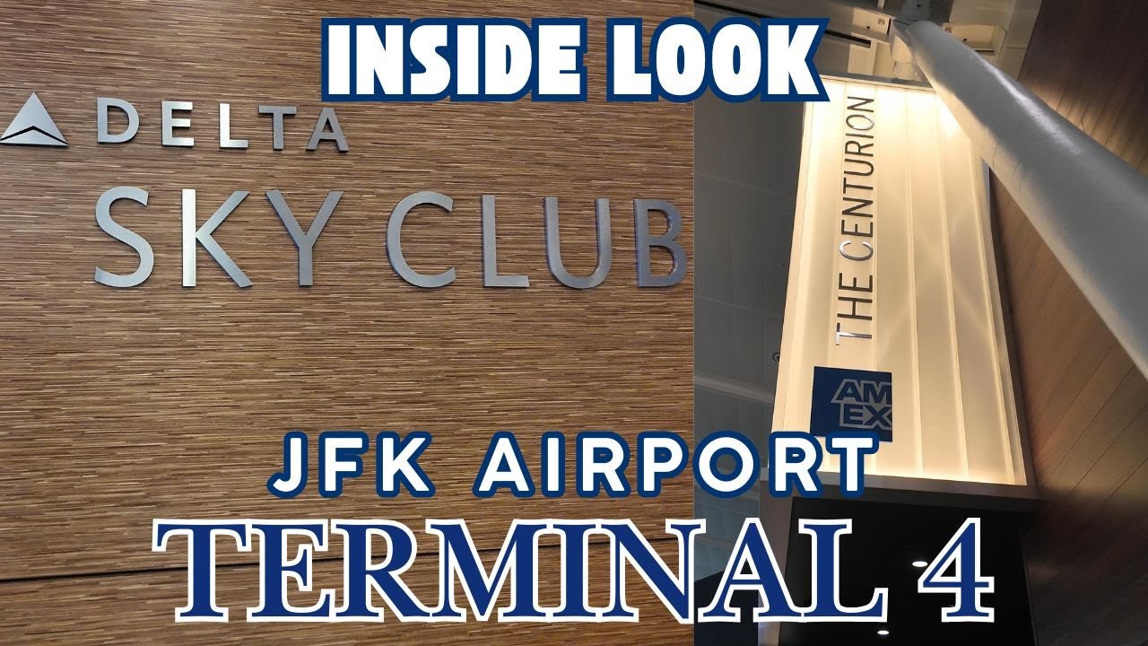 Delta Sky Club and Centurion Lounge At JFK