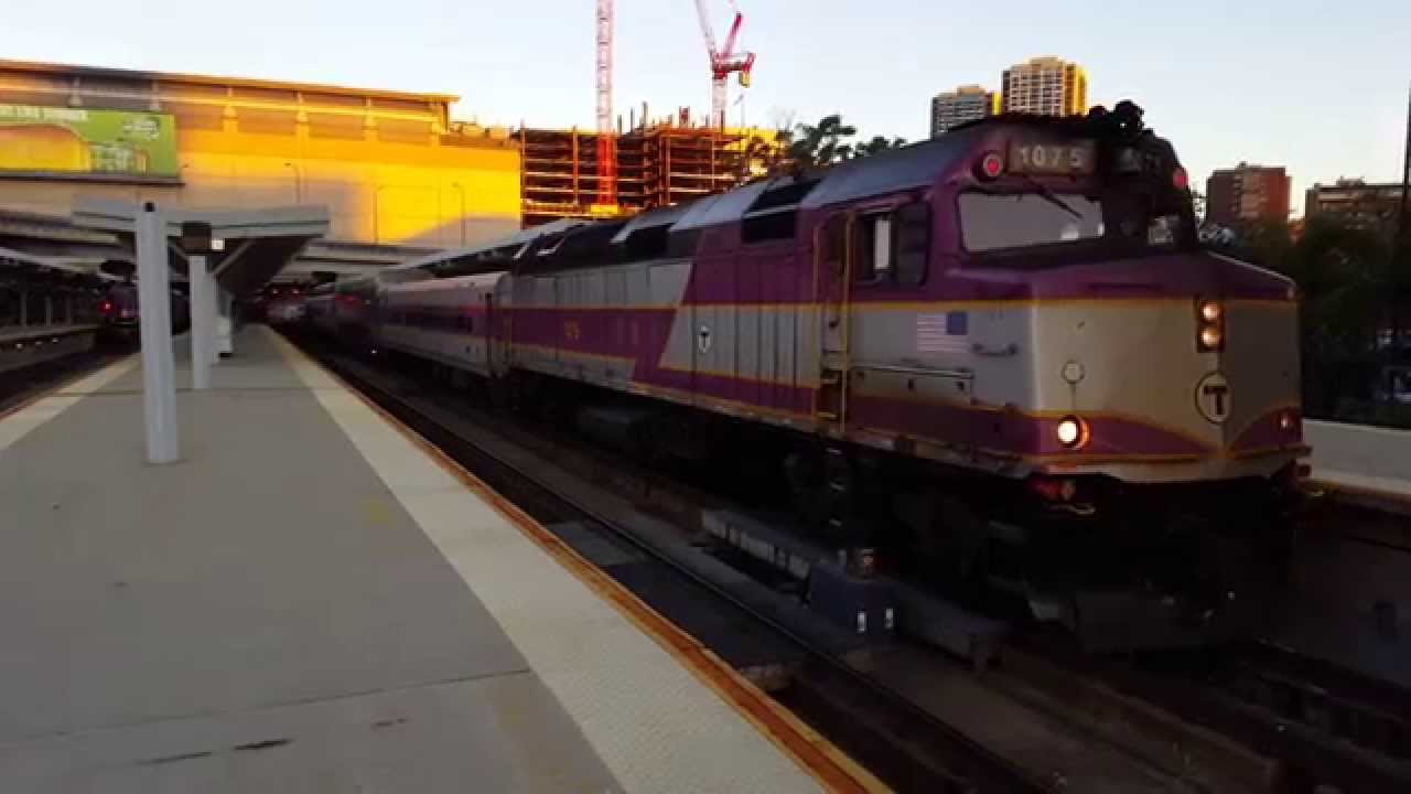 MBTA - 1988 GM EMD F40PH-2C Locomotive #1075