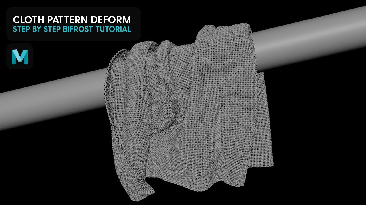 Maya Cloth Deform with Bifrost