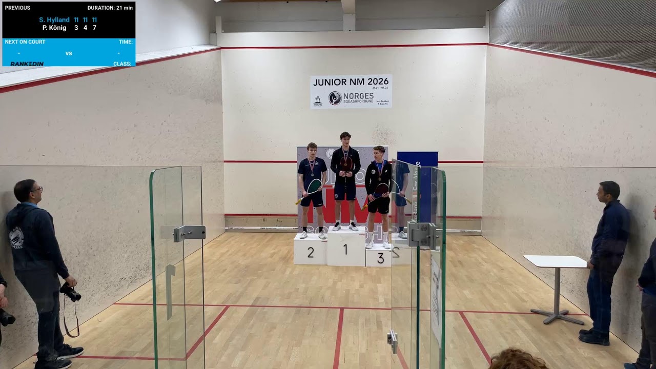Court 1 - Junior NM Squash 2026 - Rankedin