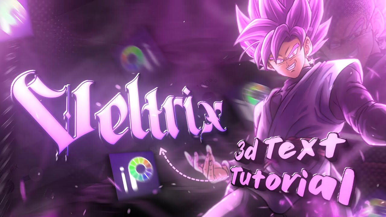 3D Text Tutorial For Beginners - Ibis Paint X