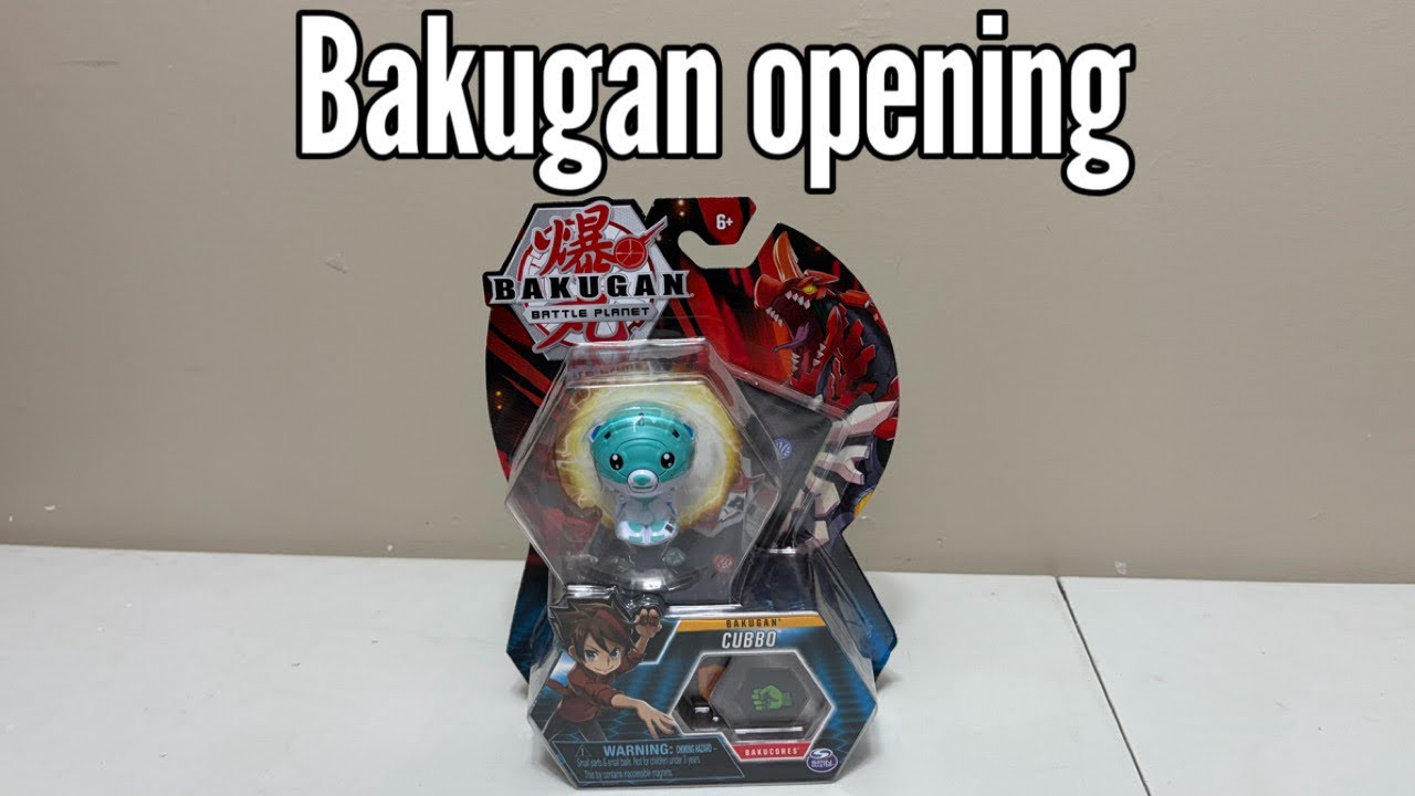 Opening a Bakugan Battle Planet Cubbo