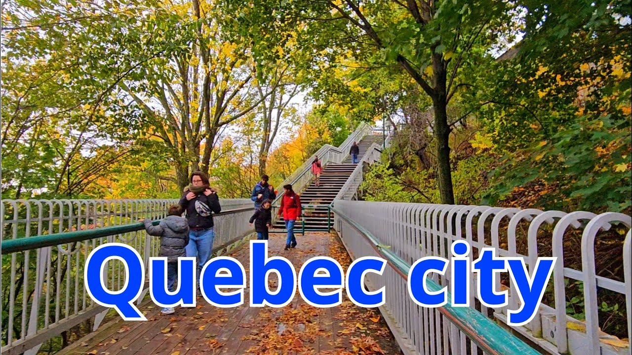 Walking in Quebec city | Château Frontenac | Governors' Promenade | Tour 2023 [UHD]