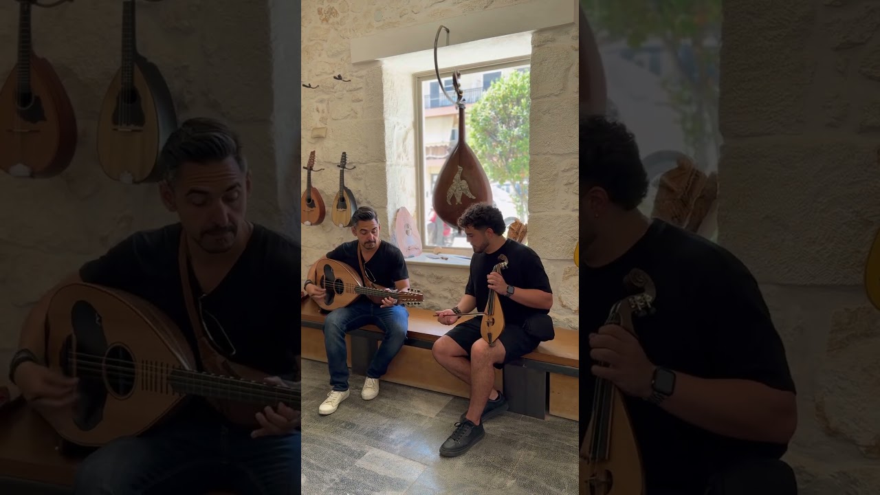 Cretan Lyra & Laouto Live 🎶 | Pavlos Zervas & Dimitrios Dallas in R&eacute;thymno #greekmusic #cretanmusic