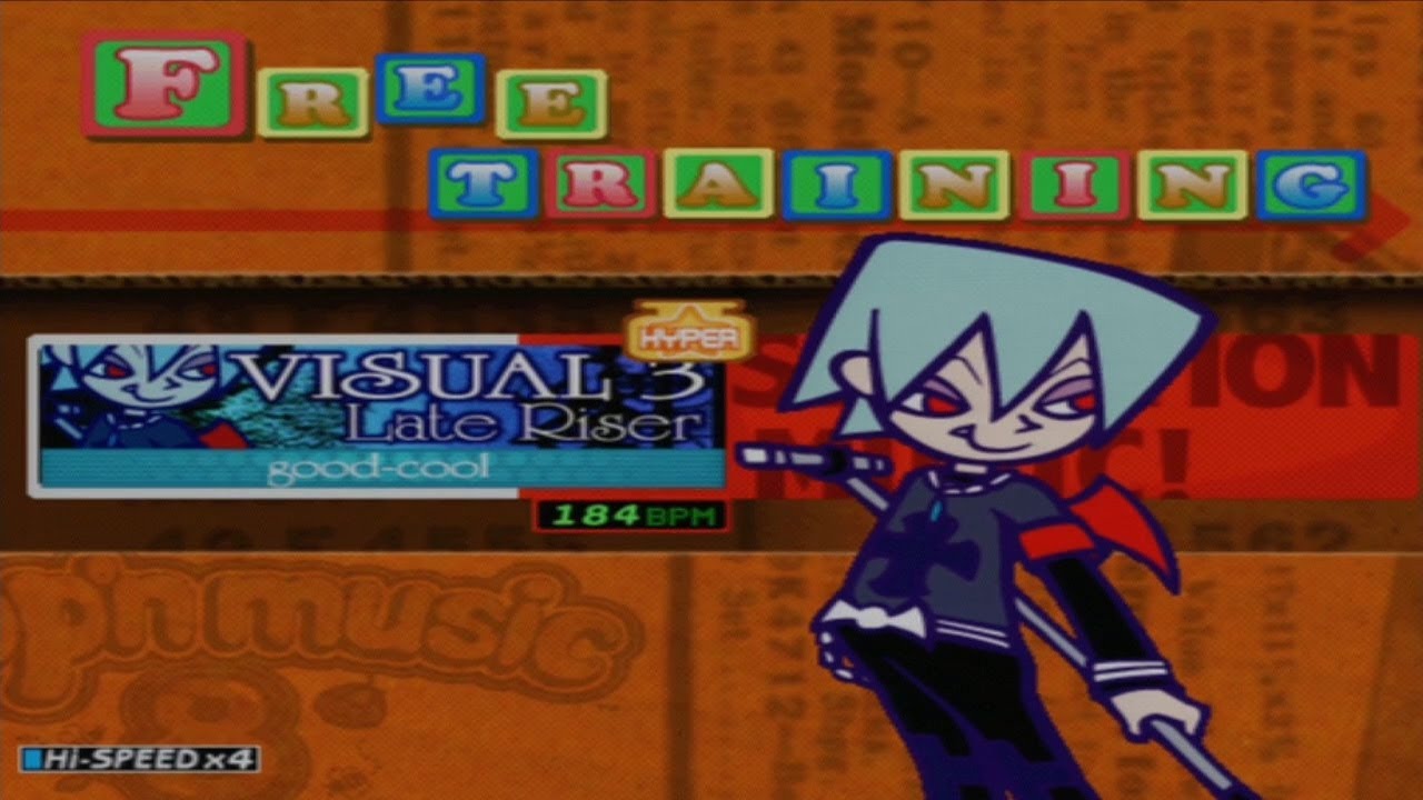 [POP'N MUSIC CS8] ヴィジュアル3 - Late Riser (H)