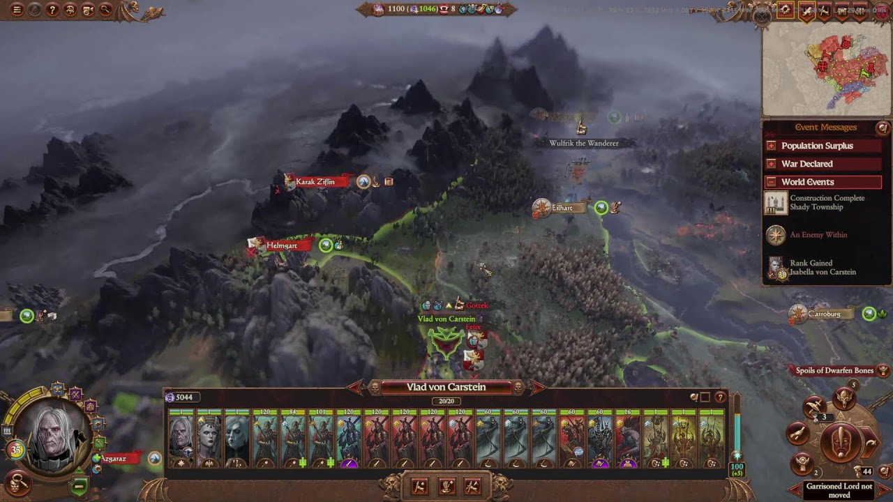 Warhammer 3, the ordertide BS Vlad deals with