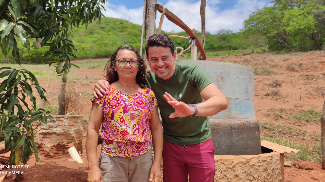 DONA NICE E SEU BIODIGESTOR CASEIRO! SÃO VICENTE, MUNICÍPIO DA MATINA BA.