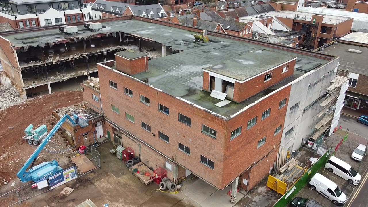 Allders Camberley Demolition