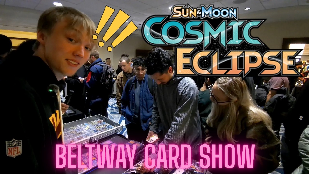 COSMIC ECLIPSE OPENING AT MY TABLE! - Beltway Card Show Vendor POV Part 1