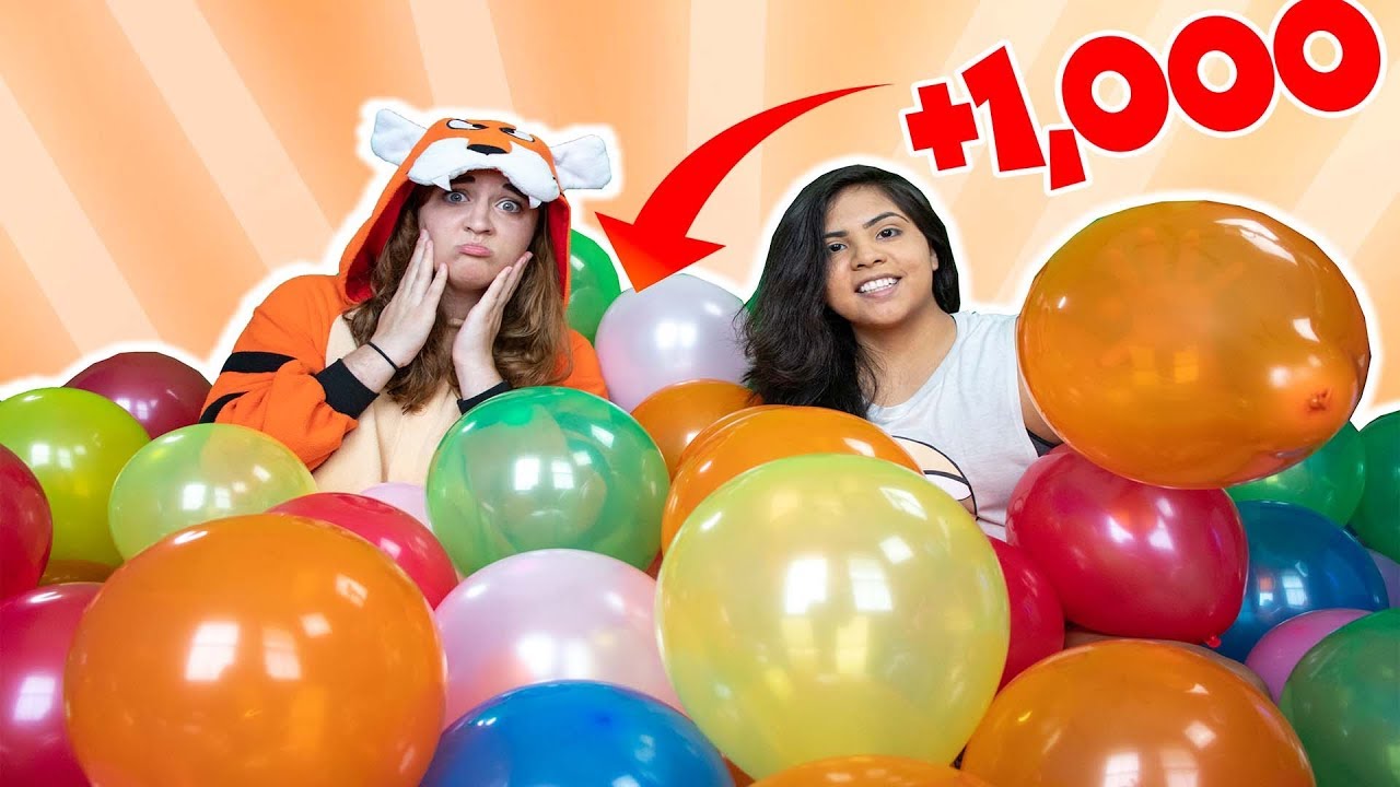 FILLING TINA’S ROOM WITH BALLOONS !? (Trolling) 🤣