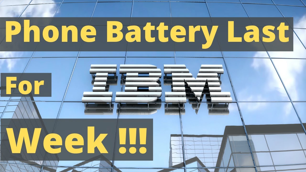 Phone Battery Last For Week, New chip design