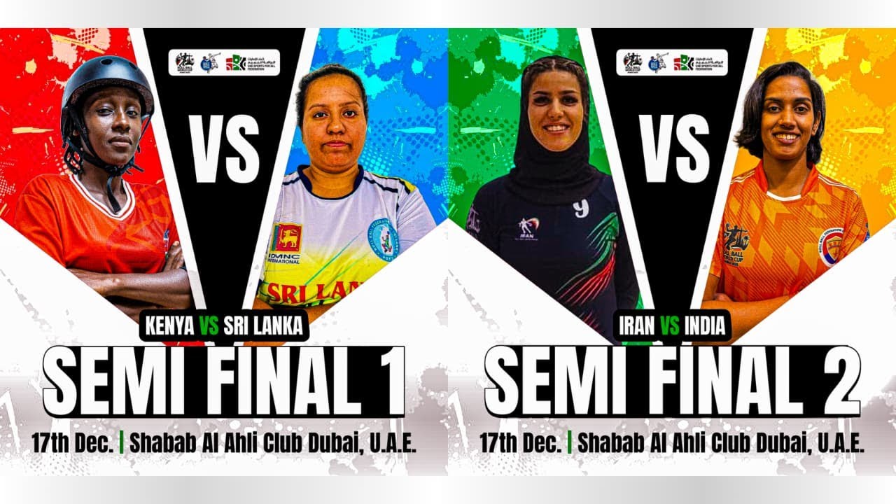 KENYA vs SRI LANKA | WOMEN'S SF-01 | 7th Roll Ball World Cup 2025