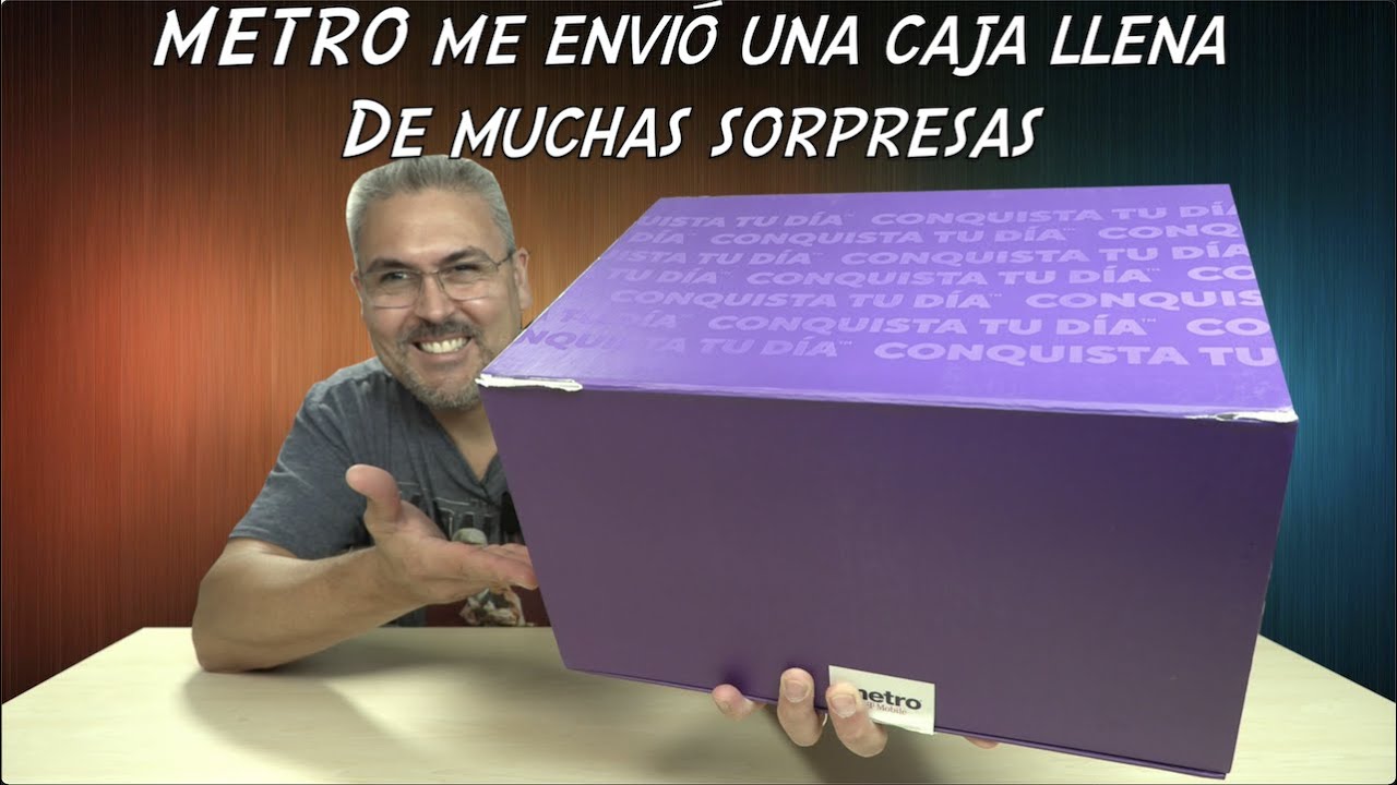 Metro me mandó una SUPER CAJA llena de SORPRESAS