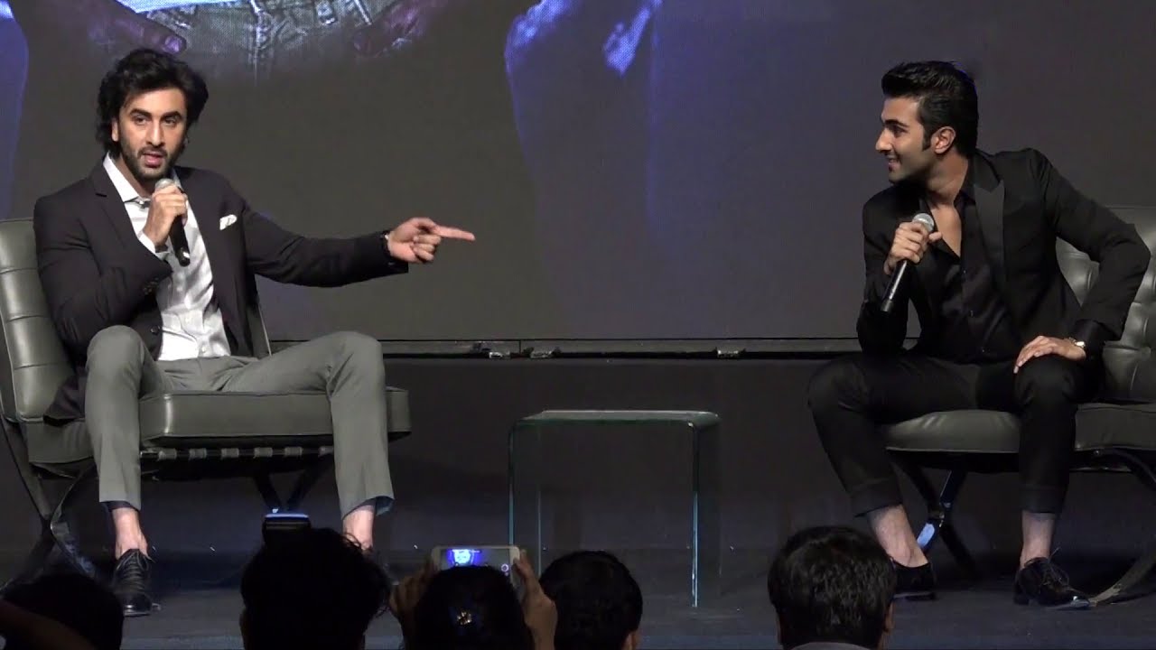 Ranbir Kapoor Gives Acting Tips To His Brother Aadar Jain