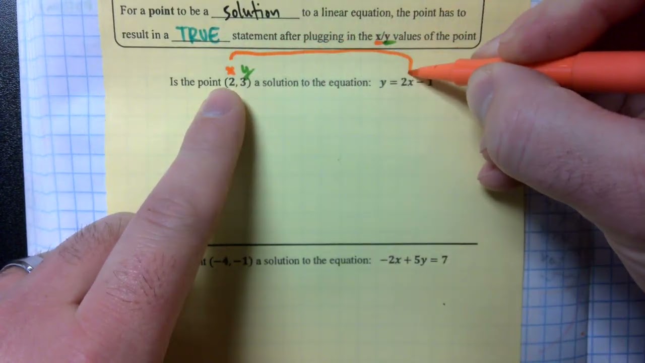 4.8 Notes - Is It a Solution? (M8)